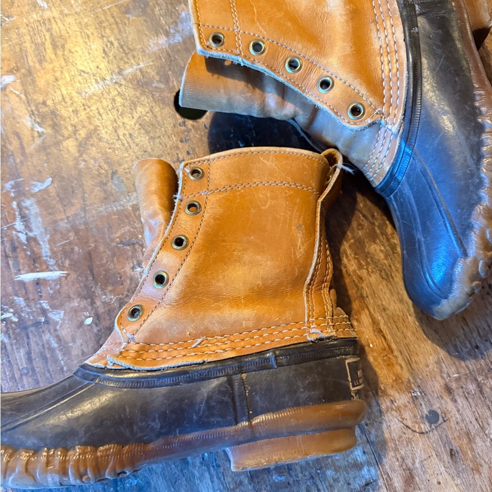 L.L. Bean Kids Brown and Black Boots